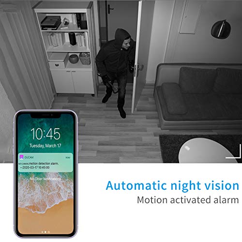 2021 2K Super Mini Spy Camera Hidden WiFi Cam，Separation of lens