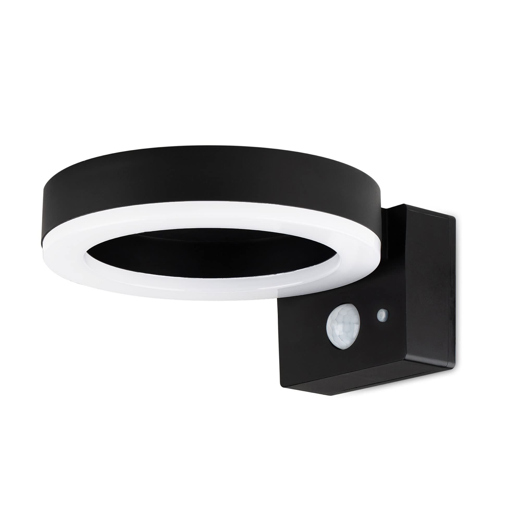 Brendz Solar LED Wall Light with Motion Sensor: 600 Lumen Outdoor Wall Lights, IP44 Waterproof, Solar Security Lights Outdoor Motion Sensor & 3 Light Modes, Type Malabo