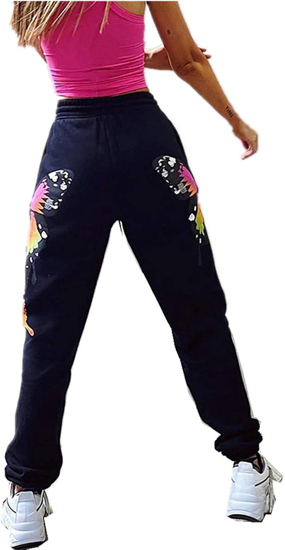 Vitriol Butterfly Black Sweatpants 