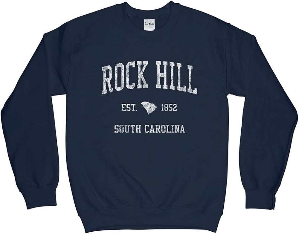 Rock Hill South Carolina SC Sweatshirt Vintage Athletic Sports Retro