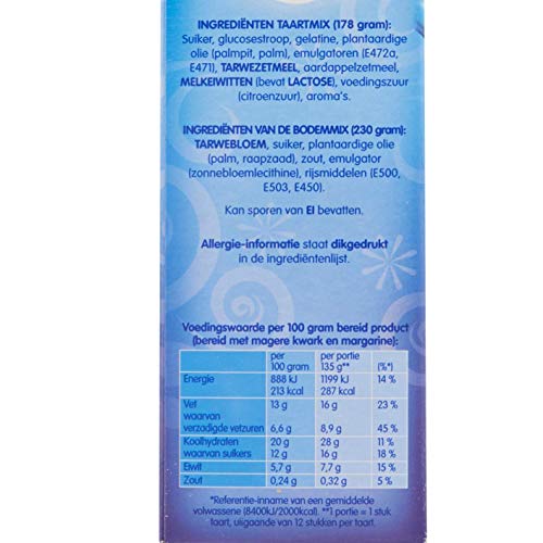 Dr.Oetker Kwarktaart Naturel, taartmix voor 12 taartpunten (408 g) - Afbeelding 4