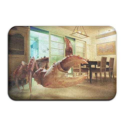 ATRXZ Non Slip Door Mat Outdoor,Decorative Garden Office Bathroom Door Mat with Non Slip, Entry Way Door Mat Rug with Non Slip Backing Huge Crab Indoor Doormat for Kitchen,Bath,Pet - Thumbnail 2