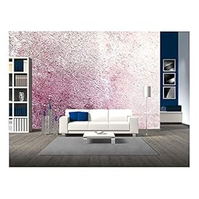 Pink Textured Wallpaper - Removable Wall Mural | Self-Adhesive Large Wallpaper - 66x96 inches