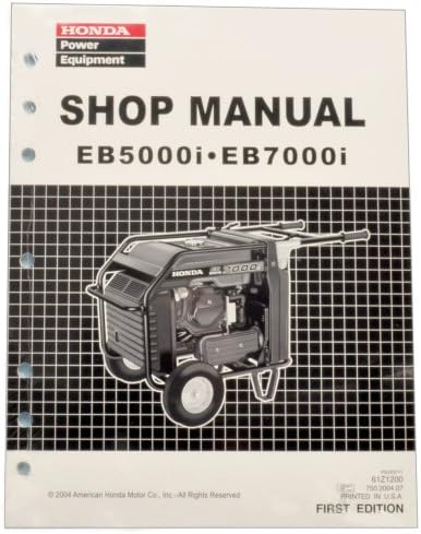 Honda EB5000 EB7000 Generator Service Repair Shop Manual