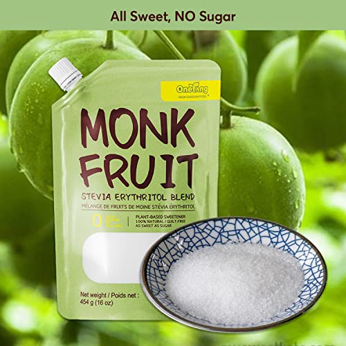 Now foods now real food organic monk fruit 1 to 1 sugar replacement
