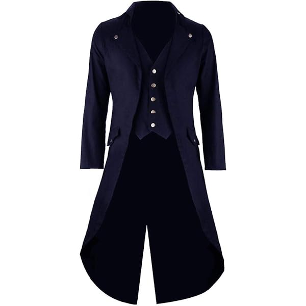 Amazon.com: H&ZY Men's Steampunk Vintage Tailcoat Jacket Gothic