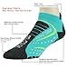 Facool Men's Dri-Fit Athletic Padded Hiking Trekking Running Walking Ankle Socks 3/6 Pairs