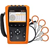 600A Three Phase Rogowski Coil AC Energy Meter Power Quality Analyzer Mi550 +MRC36（Measurement Range: 10A-600A, Inner Diameter 36mm）