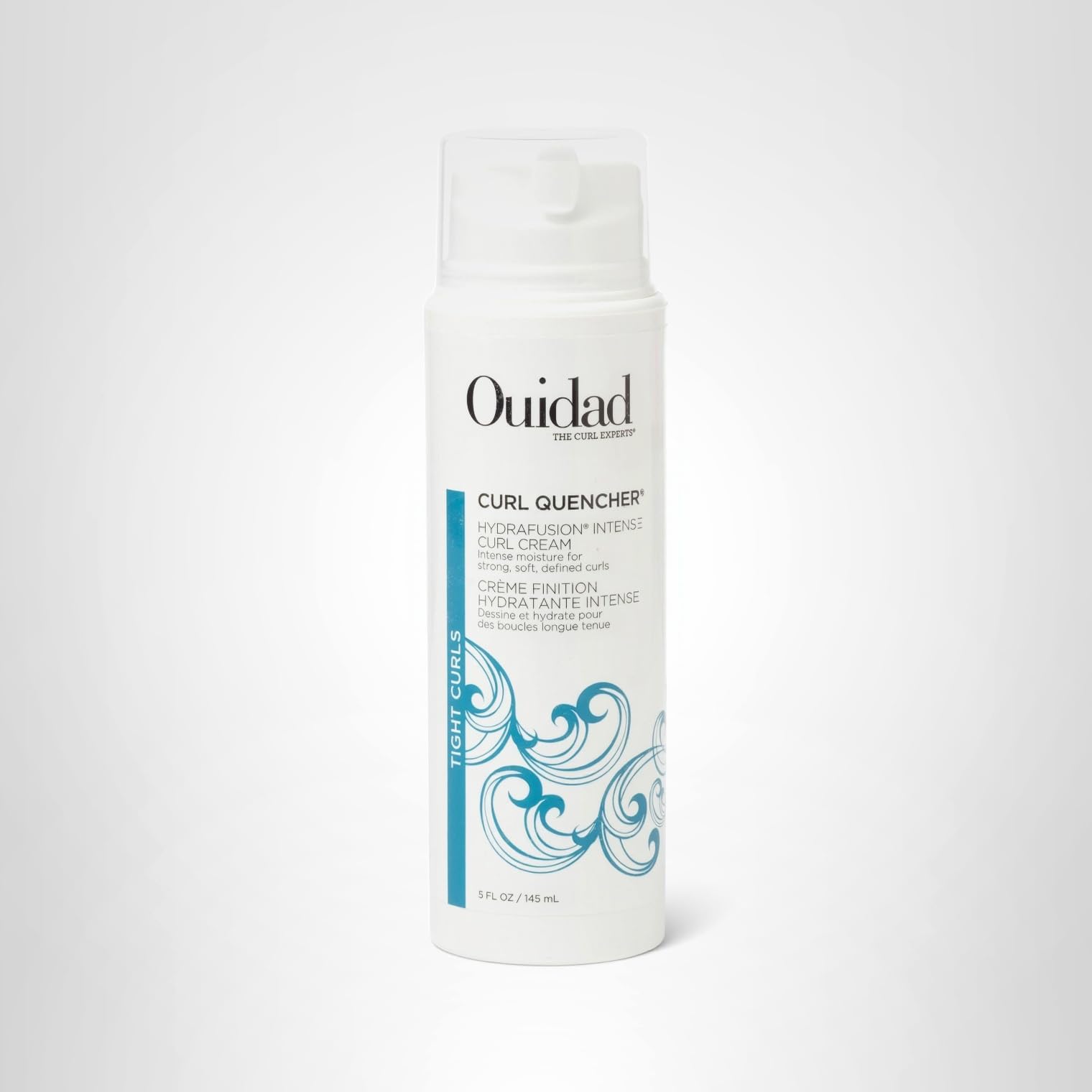 Ouidad Curl Quencher Hydrafusion Intense Curl Cream - 5 oz, Curl Defining Styling Cream for Touchable Curls, Flexible Hold Frizz Control Curly Hair Cream, Helps Eliminate Dryness, For Tight Curls