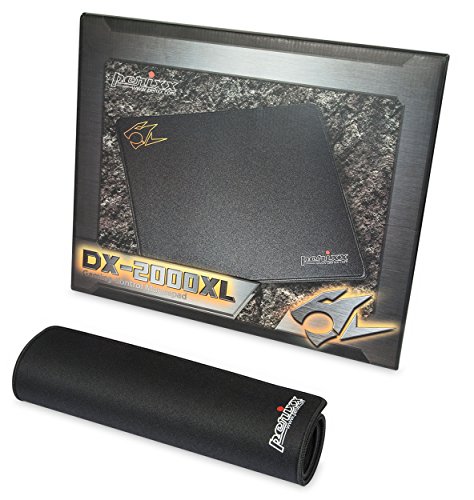 Perixx-DX-2000XL-Alfombrilla-Para-Raton-Gaming-Control-Base-de-Goma-Antideslizante-Superficie-Especial-para-Control-Preciso-Negro-XL-400x320x5mm