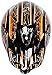 Typhoon Adult ATV MX Helmet Goggles Gloves Gear Combo Matte Orange w/Orange (Medium)