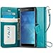 J&D Case Compatible for Xperia XA2 Ultra Case, [Wallet Stand] [Slim Fit] Heavy Duty Shock Resistant Flip Cover Wallet Case for Sony Xperia XA2 Ultra Wallet Case - [NOT for Sony Xperia XA2] - Aqua