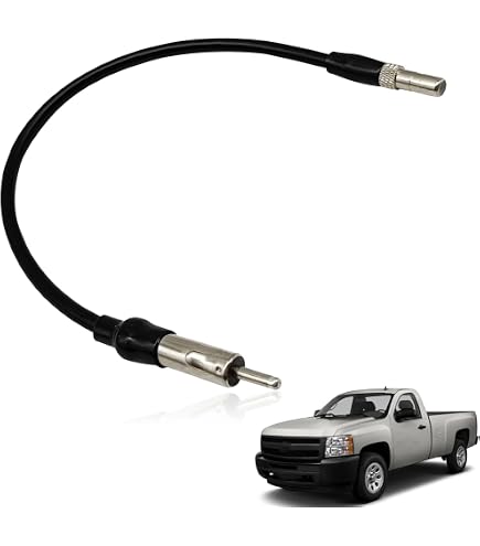 Adaptateur Antenne Aérienne Sound-way Compatible Chrysler Neon PT Cruiser Sebring Voyager Jeep