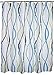 Welwo Stall Shower Curtain or Liner 36 x 72 Inch Waterproof Fabric with 12 Hooks