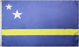 AZ FLAG Curaçao Flag 2x3 ft 100D Polyester with Grommets Fade Resistant