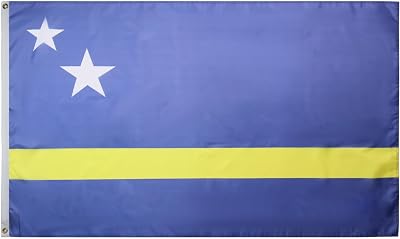 AZ FLAG Curaçao Flag 3x5 ft 100D Polyester with 2 Brass Eyelets