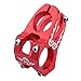ZFZ Bicycle Bike Stem 31.8mm Super Light MTB BMX DH FR Handlebar Accessories Black Red Blue Gold (Red)