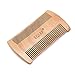 EQLEF Green Sandalwood no Static Handmade Comb