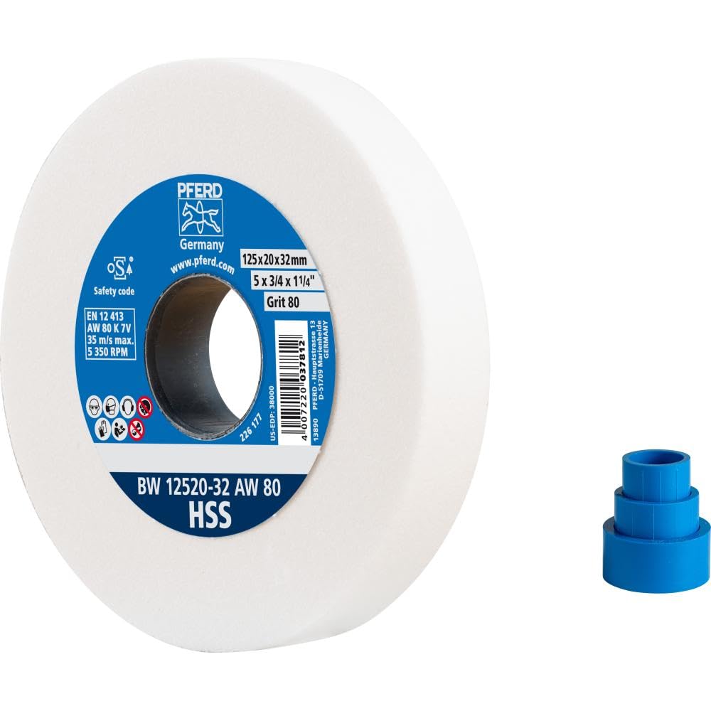 Horse sanding disc, Schleifbockscheibe BW 12520-32 AW 80 HSS