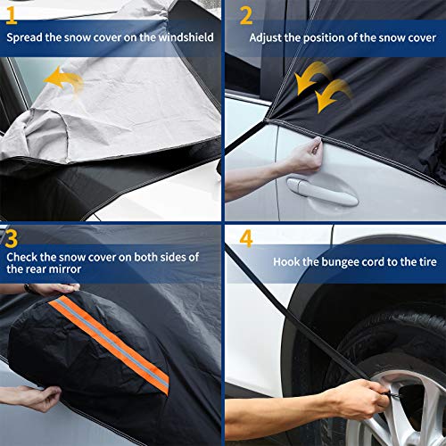 3 SOTOGASUKI+Windshield+Protector+Waterproof+Wind+Proof