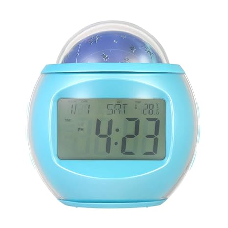 Amazon Com Raitron Digital Alarm Clock With Star Sky Projection