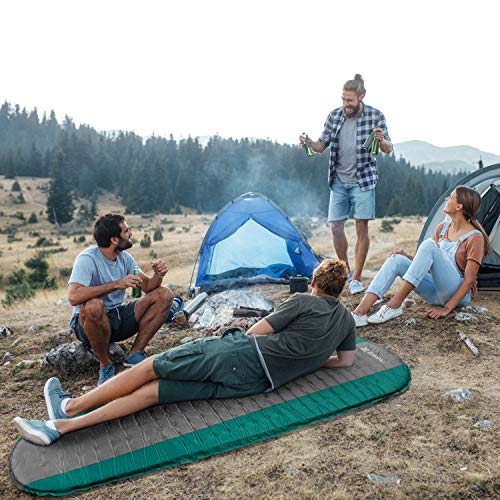 ZoilaNu Self Inflating Sleeping Pad Wide Ultra Lightweight and Durable
