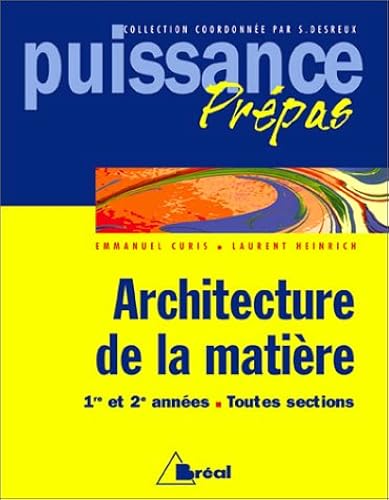 Download ARCHITECTURE DE LA MATIERE. 1ère et 2ème années toutes sections PDF