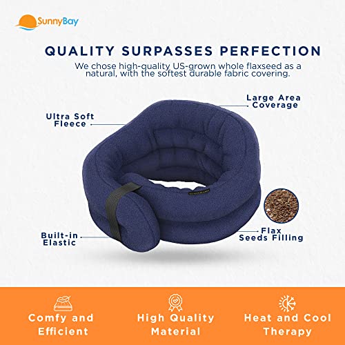SunnyBay XL Microwave Heating Pad, Microwavable Heated Neck and