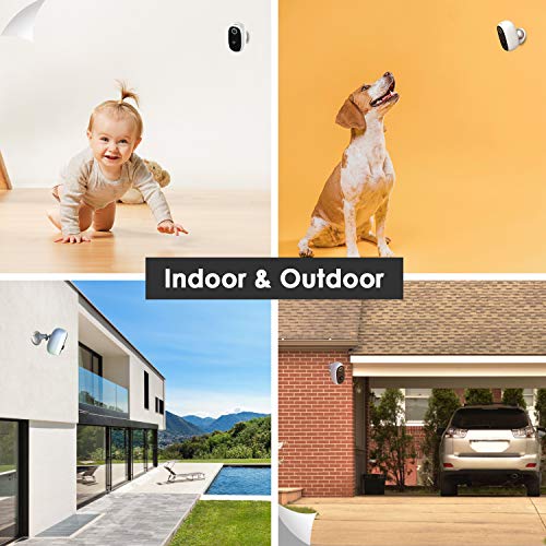 Wireless Outdoor Security Camera,ieGeek Rechargeable Battery Powered