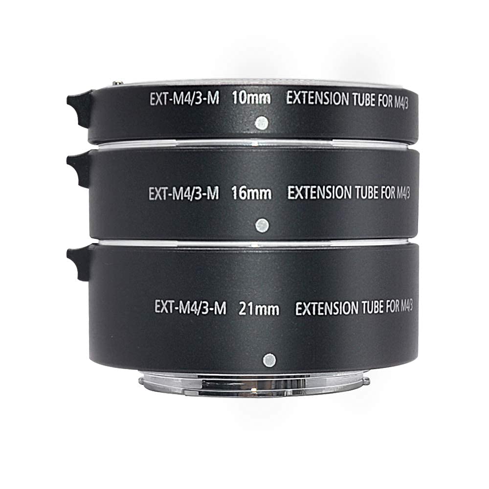 Mcoplus EXT-M3/4-M AF Auto Focus Macro Extension Tube Adapter Ring (10mm+16mm+21mm) For Olympus Panasonic Micro 4/3 system Camera