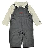Calvin Klein Baby Boys' Vanilla Polo Top with Overall