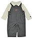 Calvin Klein Baby Boys' Vanilla Polo Top with Overall