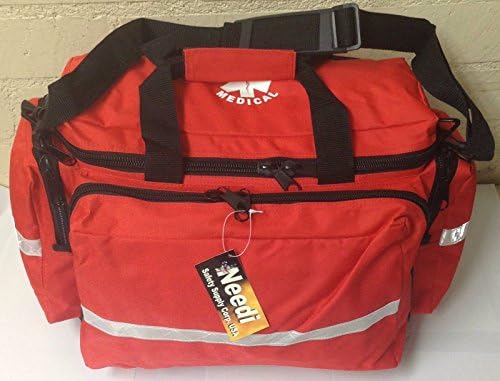 Needi Professional EMS EMT Paramedic Medical First Aid Rescue Response Bag - RED