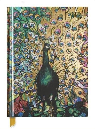 Tiffany Displaying Peacock Blank Sketch Book Luxury - 