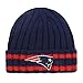 OTS NFL New England Patriots Men's Bure Cuff Knit Cap, Team Color, One Size