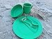Camp Mess Kit. Premium Eco-Friendly, Bamboo Fiber, Biodegradable Portable Outdoor Tableware Dinnerware Set. Lightweight, Practical, Perfect Camps, Family Vacations, Hiking and Backpacking.