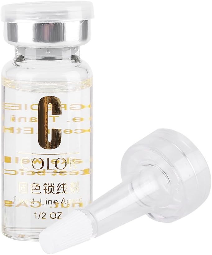 oenbopo 15ML Microblading Eyebrow Pigment Fixing Agent Permanent Makeup Ink Color Lock Fluid Tattoo Tool