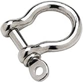 SEACHOICE Anchor Shackle, 1/4", Stainless Steel