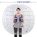 Bubble Soccer Balls Dia 5' (1.5m) Human Hamster Ball, Bubble Football,Bumper Ball, Zorbing Ball, Knocker Ball, Smash Ball Stress Ball Loopy Ball (New Clear dot)