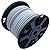 1/4" x 250' White Shock Bungee Rubber Rope Cord - Woven Jacketed