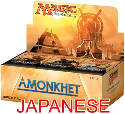 Amazon Com Magic The Gathering Amonkhet Booster Box Japanese Language Version Toys Games