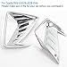 Kadore for Toyota RAV4 2016 2017 2018 Chrome Front Fog Lights Lamps Trim Bezel Cover 2pcs