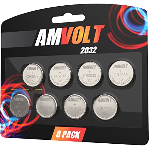 8-Pack-AmVolt-CR2032-Battery-220mAh-3-Volt-Lithium-Battery-Coin-Button-Cell-2020-Expiry-Date