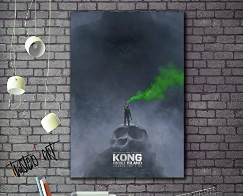 King Kong Movie Box Framed Canvas Art Print - Movie Print - Wall Hanging
