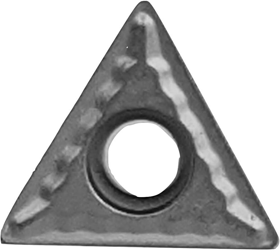 RISHET TOOLS 10963 TCMT 21.51 C2 Uncoated Bright Finish Solid Carbide Inserts (Pack of 10)