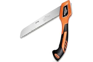 GOCHIFIX 10 Inch Folding Hand Saw for Wood Cutting Hand Pruning Saws with Hard Teeth SK-5 Steel