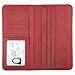 Women's Wallet - Genuine Italian Leather Long Bifold RFID Blocking Wallet (Wine Red)