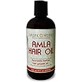Vadik Herbs Amla Hair Oil (8 oz) Rosemary oil | Herbal scalp treatment | Great for hair loss, balding, thinning of hair, for beard growth, made with Amla (Amalaki) - Indian gooseberry
