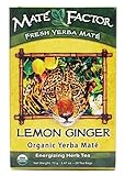 The Mate Fa Countor, Tea Mate Lemon Ginger Organic, 20 Count