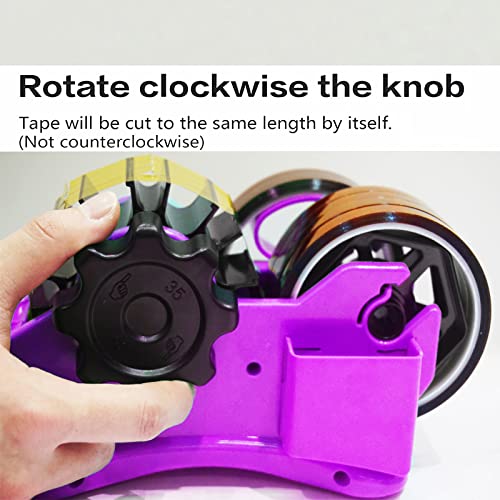 Purple Heat Tape Dispenser Sublimation Multiple Roll Cut Heat Tape